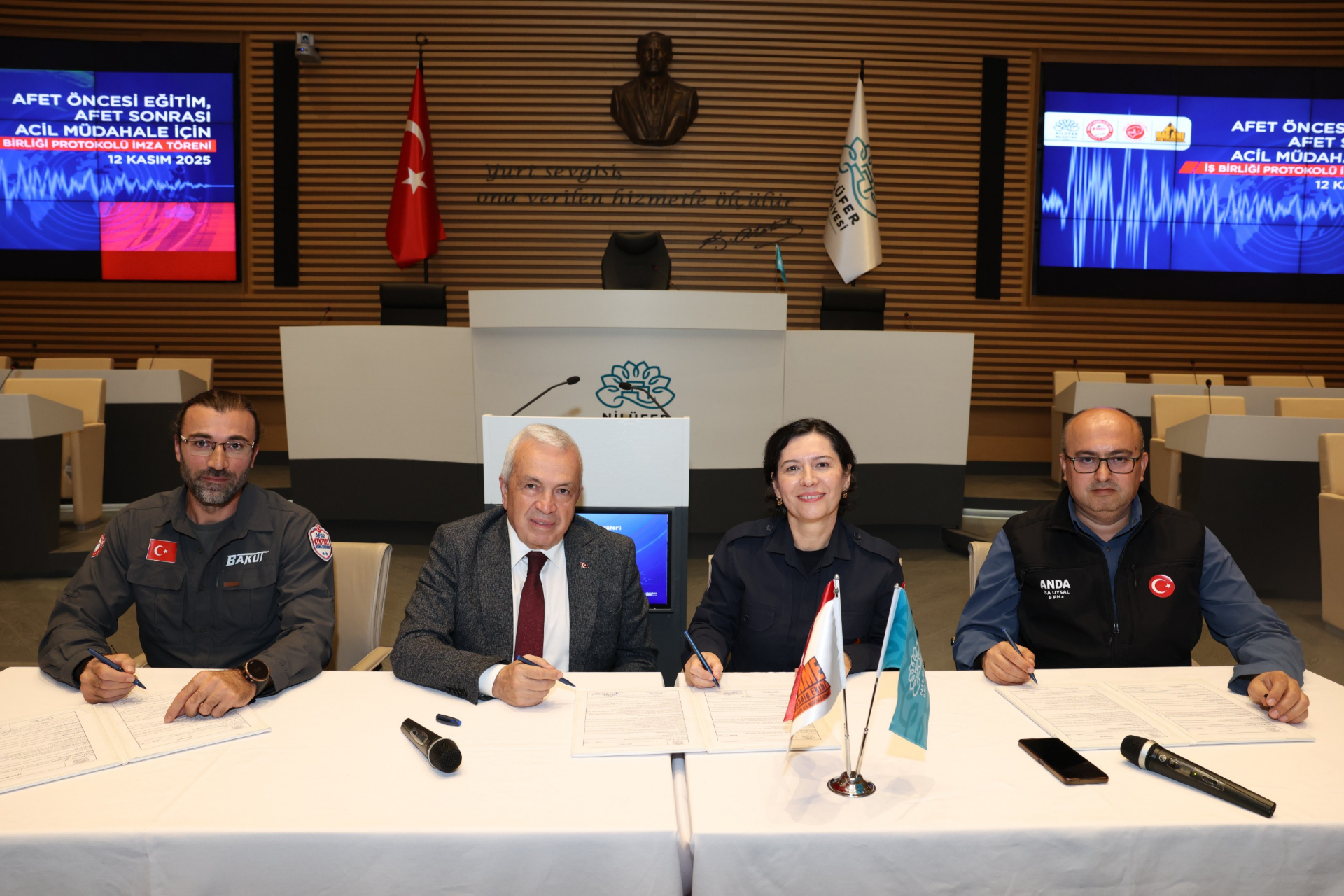 Nilüfer Belediyesi ile Afetlere Karşı İşbirliği Protokolü imzaladık.